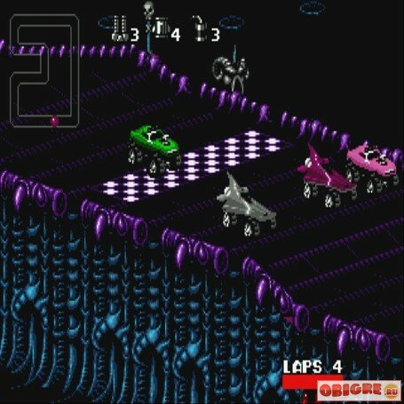 Скриншот №2. Rock n' Roll Racing