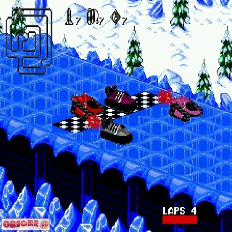 Скриншот №3. Rock n' Roll Racing